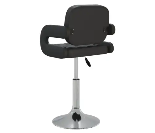 Pöörlevad Söögitoolid 4 Tk, Must, Kunstnahk