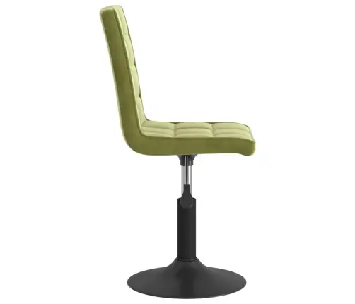 Grozāmi Virtuves Krēsli, 4 Gab., Gaiši Zaļš Samts Vidaxl