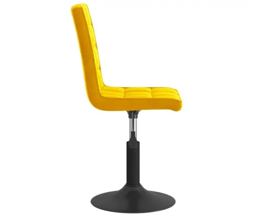 Pöörlevad Söögitoolid 6 Tk Sinepikollane Samet