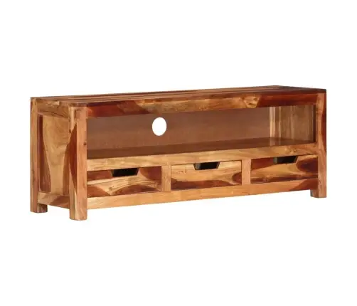 Televizoriaus Spintelė, 110X30X40cm Akacijos Medienos Masyvas