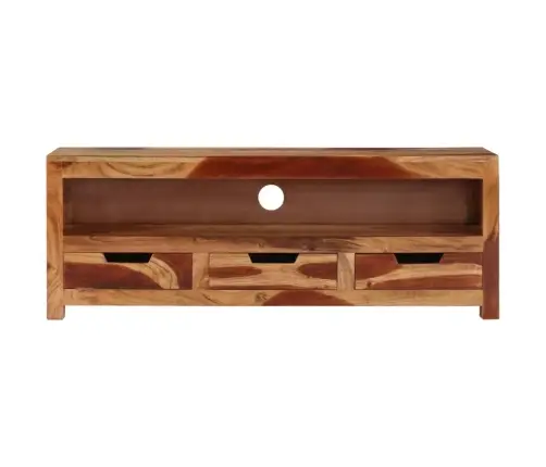 Televizoriaus Spintelė, 110X30X40cm Akacijos Medienos Masyvas