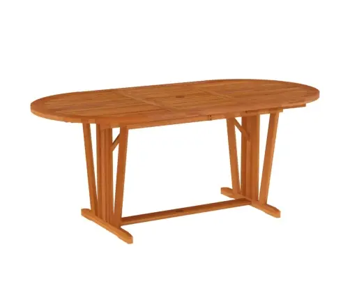 Sodo Valgomojo Komplektas, 5 Dalių, Eukalipto Medienos Masyvas