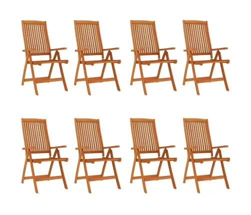 Kokkupandavad Aiatoolid, 8 Tk, Eukalüptipuit