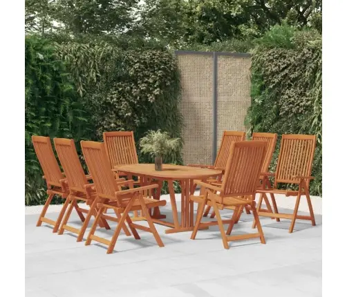 Kokkupandavad Aiatoolid, 8 Tk, Eukalüptipuit