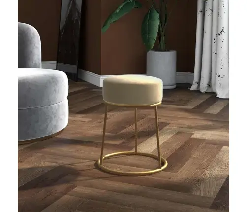 Pufas, Tamsiai Pilkos Spalvos, Aksomas, Apskritas