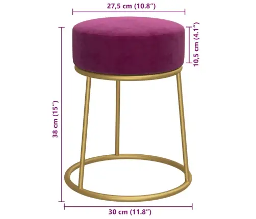 Ümar Pink, Lilla, Samet