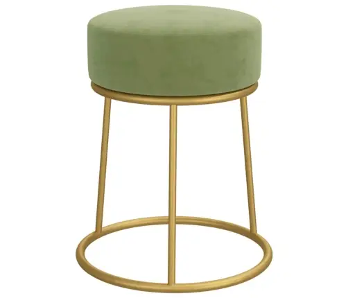 Apaļš Krēsls, Sinepju Zaļš Samts Vidaxl