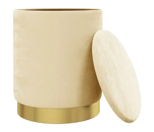 Ümar Hoiupink, Aprikoosivärvi, Samet 31 X 37 Cm