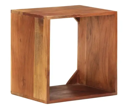 Sienas Plaukts, 40X30X40 Cm, Akācijas Masīvkoks Vidaxl