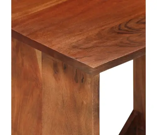 Sienas Plaukts, 40X30X40 Cm, Akācijas Masīvkoks Vidaxl