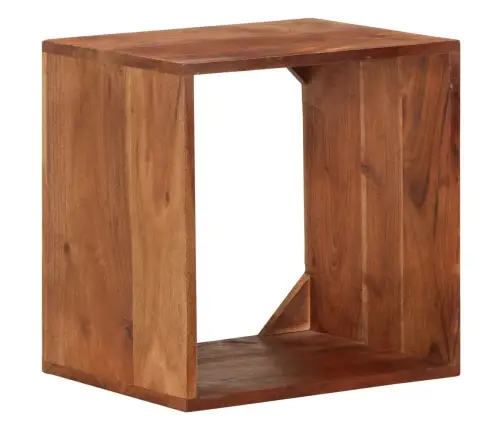 Sienas Plaukts, 40X30X40 Cm, Akācijas Masīvkoks Vidaxl