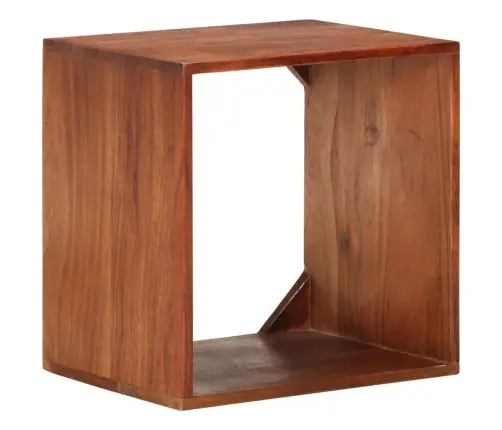 Sienas Plaukts, 40X30X40 Cm, Akācijas Masīvkoks Vidaxl