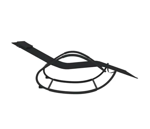Sauļošanās Šūpuļkrēsli, 2 Gab., Melni, Tērauds Un Tekstilēns Vidaxl Sauļošanās Šūpuļkrēsli, 2 Gab., Melni, Tērauds Un Tekstilēns Vidaxl