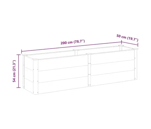 Aia Taimelava, 200 X 50 X 54 cm Wpc