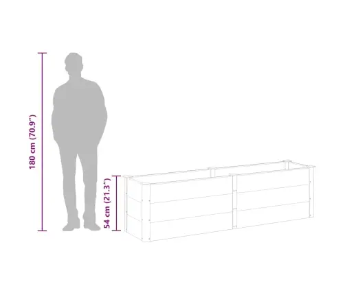 Aia Taimelava, 200 X 50 X 54 cm Wpc