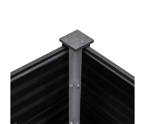 Augstā Puķu Kaste, 200X100X54 Cm, Pelēks Wpc Vidaxl