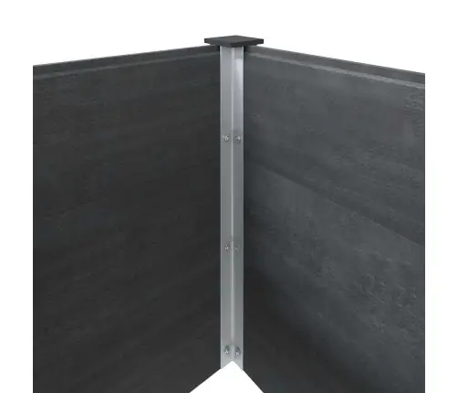 Augstā Puķu Kaste, 300X50X54 Cm, Pelēks Wpc Vidaxl