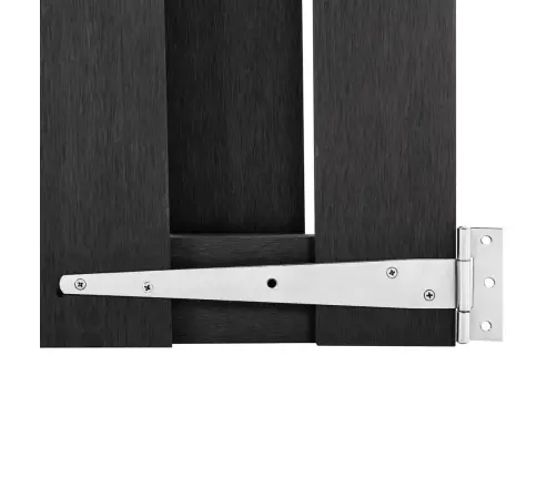 Dārza Vārti, Wpc, 100X180 Cm, Pelēki Vidaxl