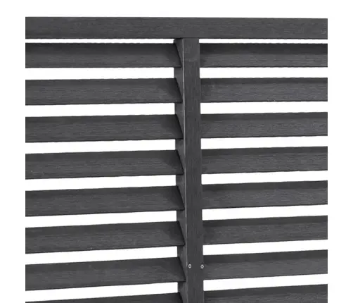 Žalūzijveida Žogs, Pelēks, 180X180 Cm, Wpc Vidaxl