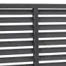 Žalūzijveida Žogs, Pelēks, 180X180 Cm, Wpc Vidaxl