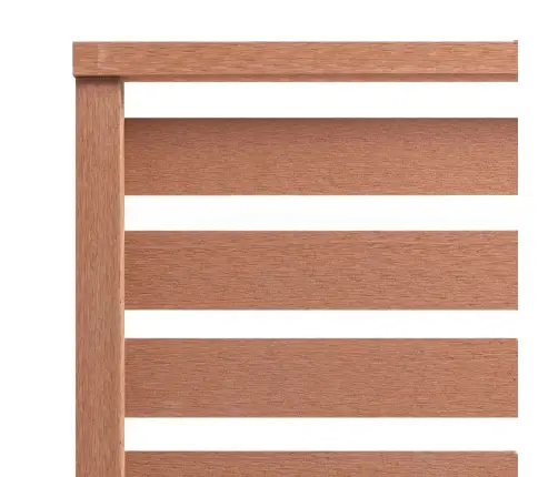 Žoga Panelis, Wpc, 180X180 Cm, Brūns Vidaxl