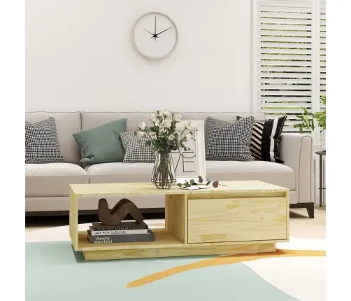 Kafijas Galdiņš, 110X50X33,5 Cm, Priedes Masīvkoks Vidaxl Kafijas Galdiņš, 110X50X33,5 Cm, Priedes Masīvkoks Vidaxl