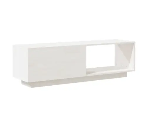 Televizoriaus Spintelė, Balta, 110X30X33,5cm Pušies Masyvas Televizoriaus Spintelė, Balta, 110X30X33,5cm Pušies Masyvas