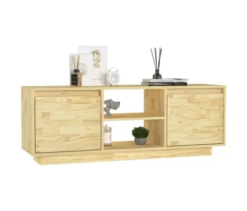 Tv Skapītis, 110X30X40 Cm, Priedes Masīvkoks Vidaxl