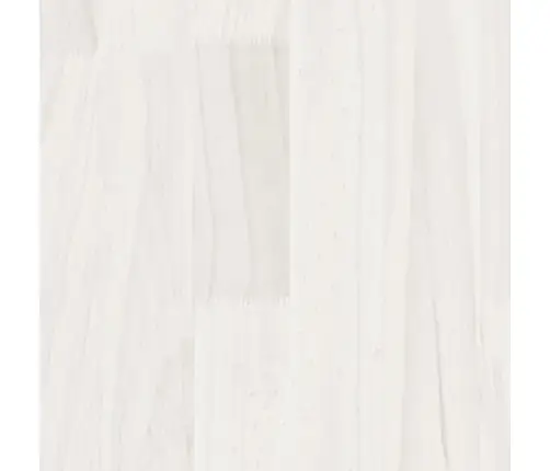 Tv Skapītis, Balts, 110X30X40 Cm, Priedes Masīvkoks Vidaxl