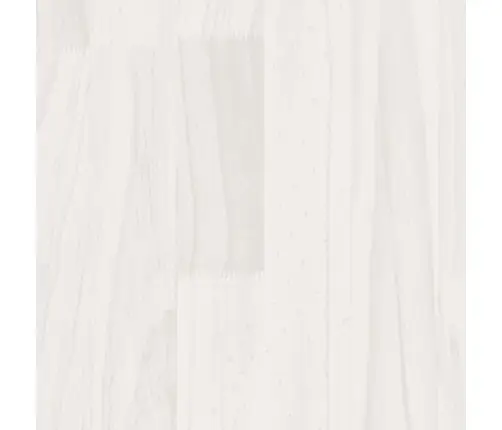 Voodiraam, Valge, Männipuit, 75 X 190 Cm