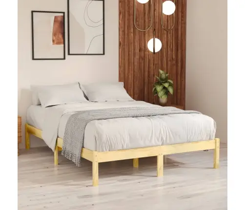 Gultas Rāmis, Masīvkoks, 120X190 Cm, Divvietīgs Vidaxl