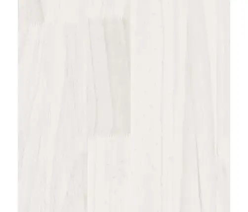 Voodiraam, Valge, Männipuit, 135 X 190 Cm