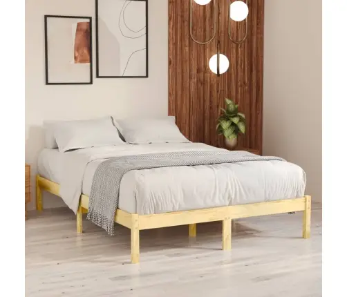 Lovos Rėmas, 140X190cm Pušies Medienos Masyvas