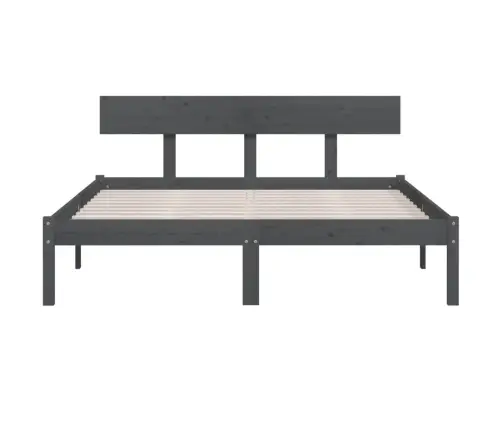 Voodiraam, Hall, Männipuit, 140 X 200 Cm