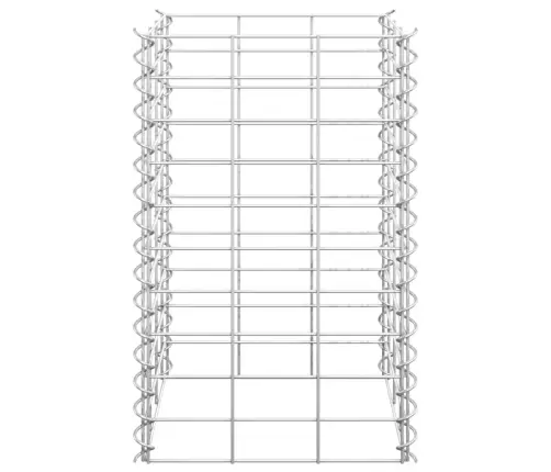 Gabioni/Augstās Puķu Kastes, 3 Gab., 30X30X50 Cm, Dzelzs Vidaxl