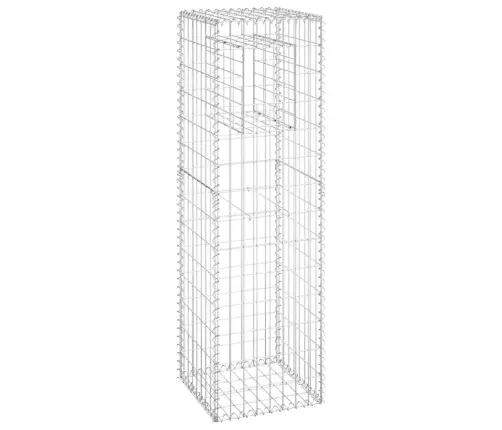 Vertikāls Gabions, 40X40X140 Cm, Dzelzs Vidaxl