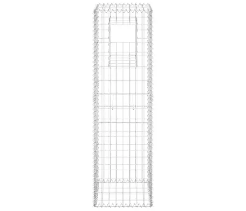 Vertikāls Gabions, 40X40X140 Cm, Dzelzs Vidaxl