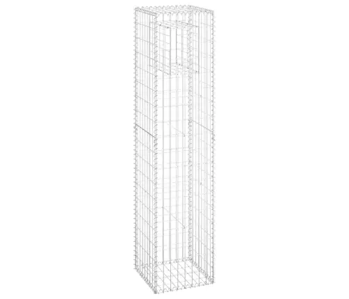 Vertikāls Gabions, 40X40X180 Cm, Dzelzs Vidaxl