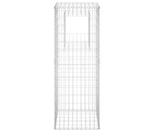 Vertikāls Gabions, 50X50X140 Cm, Dzelzs Vidaxl