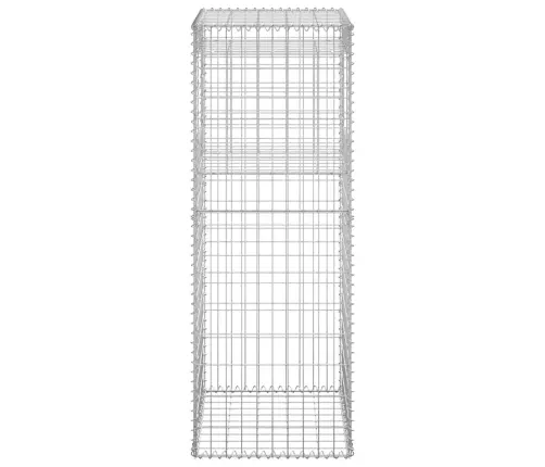 Vertikāls Gabions, 50X50X140 Cm, Dzelzs Vidaxl