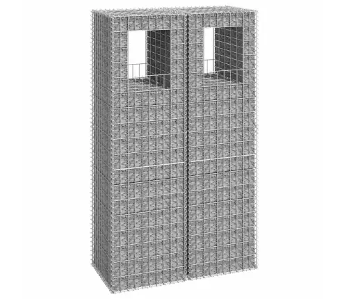 Gabioonkorvid 2 Tk, 50 X 50 X 180 cm Raud