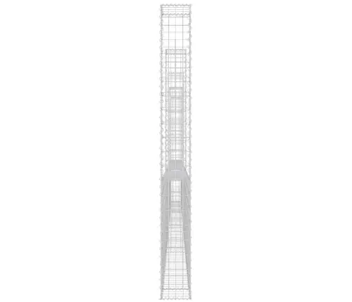 U-Kujuline Gabioonkorv 6 Postiga, Raud, 620X20X200 Cm
