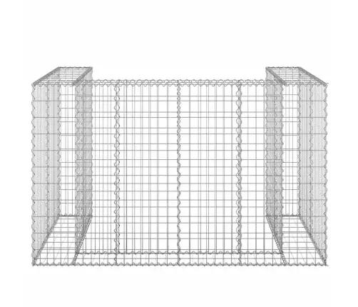 Gabions Atkritumu Tvertnēm, Cinkots Tērauds, 180X100X110 Cm Vidaxl