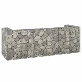 Gabions Atkritumu Tvertnēm, Cinkots Tērauds, 325X100X110 Cm Vidaxl