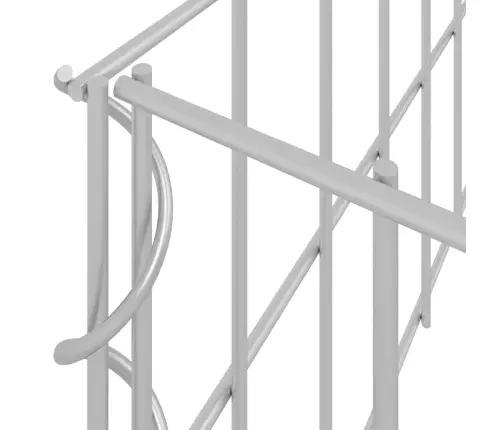 Gabions, Augstā Puķu Kaste, Cinkots Tērauds, 100X100X20 Cm Vidaxl