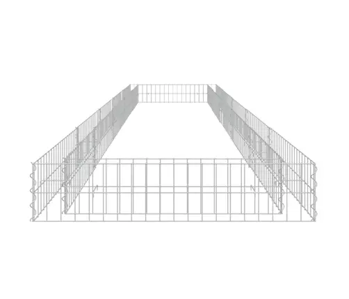 Aukštas Gabiono Lovelis, 500X100X20cm Galvanizuotas Plienas