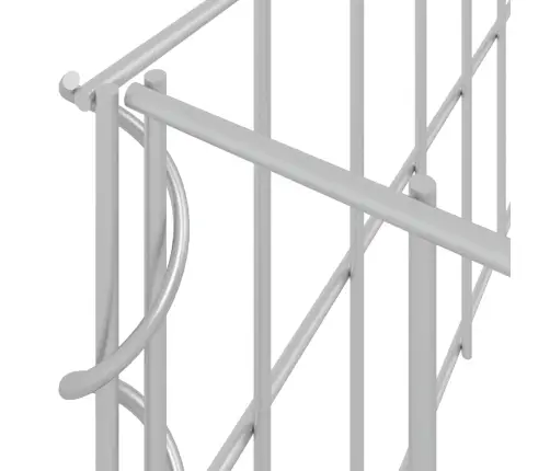 Gabions, Augstā Puķu Kaste, Cinkots Tērauds, 800X100X20 Cm Vidaxl