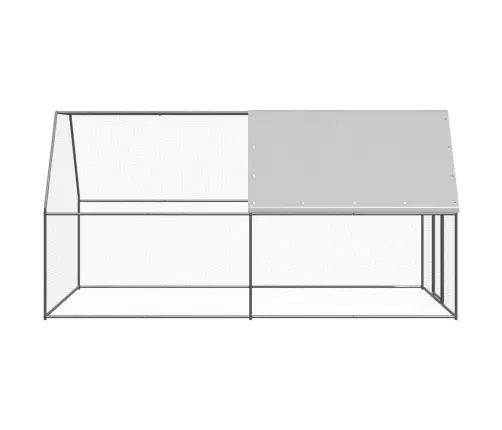 Vistu Būris, 2X4X2 M, Cinkots Tērauds Vidaxl