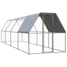 Lauko Narvas Viščiukams, 2X8X2M, Galvanizuotas Plienas