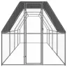 Vistu Būris, 2X8X2 M, Cinkots Tērauds Vidaxl